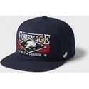 platt-keps-marinbla-snapback-game-sport-the-snap-fran-homenage