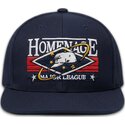 petten-plat-marineblauw-snapback-the-snap-van-homenage