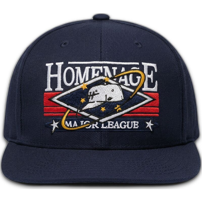 cappello-piatto-blu-marino-snapback-game-sport-the-snap-di-homenage