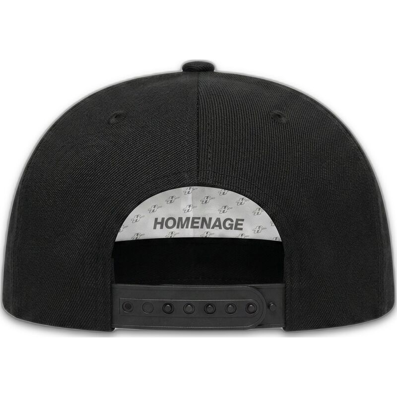 petten-plat-zwart-snapback-the-snap-van-homenage petten-plat-zwart-snapback-the-snap-van-homenage