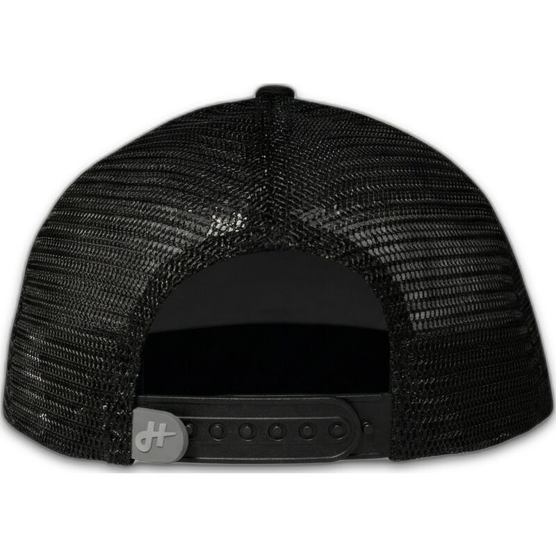 petten-gebogen-zwart-snapback-the-trucker-van-homenage