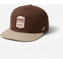 homenage-flat-brim-squadron-military-surplus-the-retro-dark-brown-snapback-cap