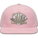 flache-rosa-snapback-kappe-lasky-skylines-the-retro-von-homenage