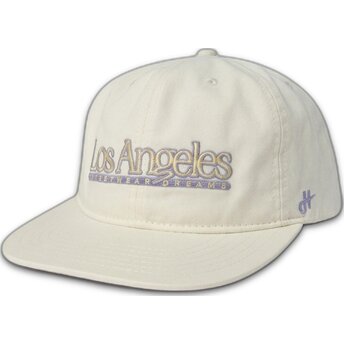 Petten plat crème snapback Angeles Skylines The Snap van Homenage