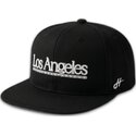 cappello-piatto-nero-snapback-los-angeles-skylines-the-snap-di-homenage
