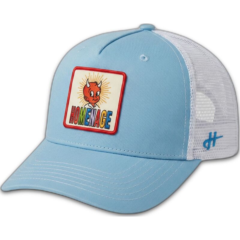 petten-gebogen-blauw-snapback-the-trucker-childhood-fun-the-van-homenage