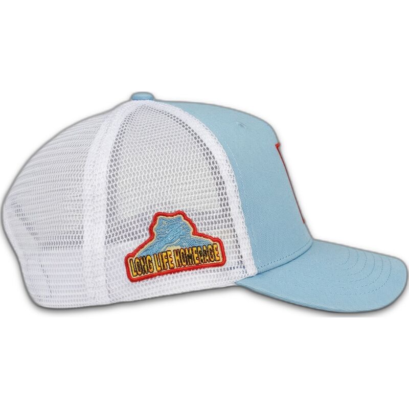 petten-gebogen-blauw-snapback-the-trucker-childhood-fun-the-van-homenage