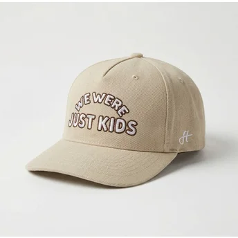 Homenage Curved Brim Just Kids The Retro Beige Snapback Cap