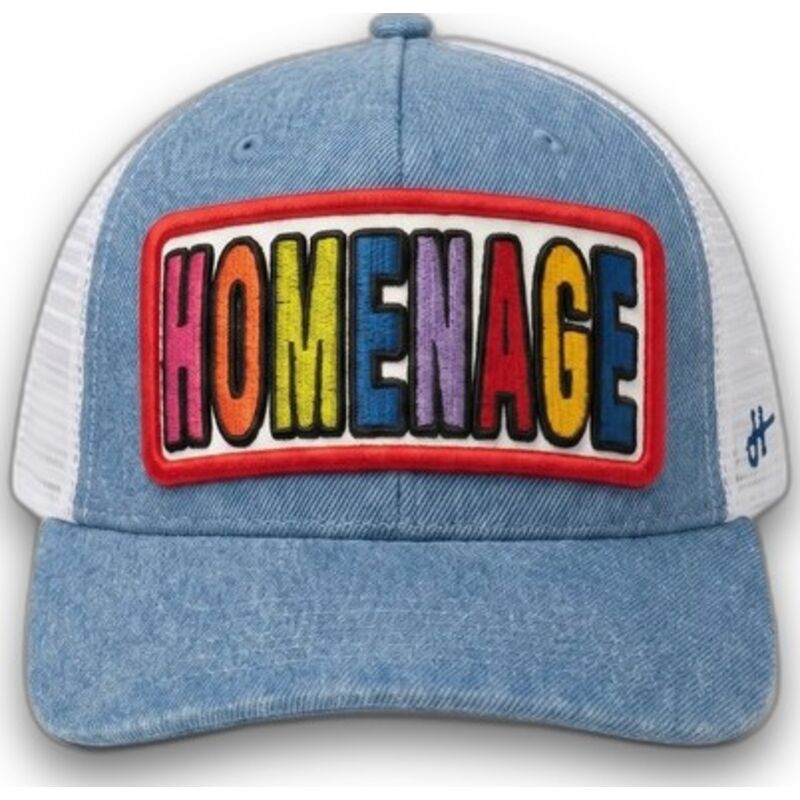petten-gebogen-blauw-snapback-the-trucker-denim-childhood-fun-the-van-homenage