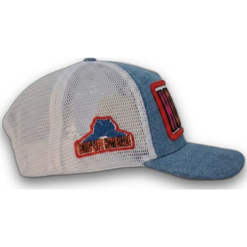petten-gebogen-blauw-snapback-the-trucker-van-homenage petten-gebogen-blauw-snapback-the-trucker-van-homenage