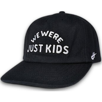 Petten gebogen zwart snapback Just Kids The Retro van Homenage