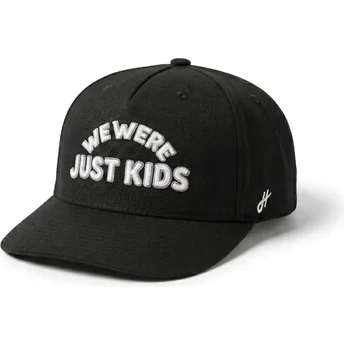 Gorra curva negra snapback Just Kids Outline The Retro de Homenage