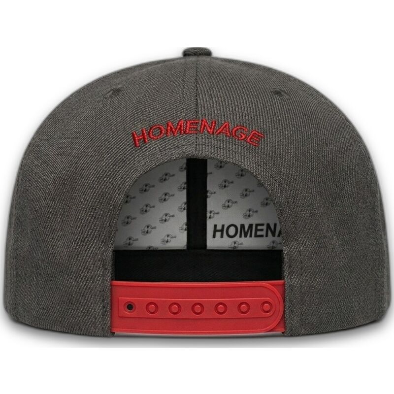 cappellino-curvo-grigio-e-rosso-snapback-just-kids-the-retro-di-homenage
