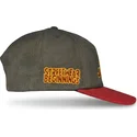 gorra-curva-gris-y-roja-snapback-just-kids-the-retro-de-homenage