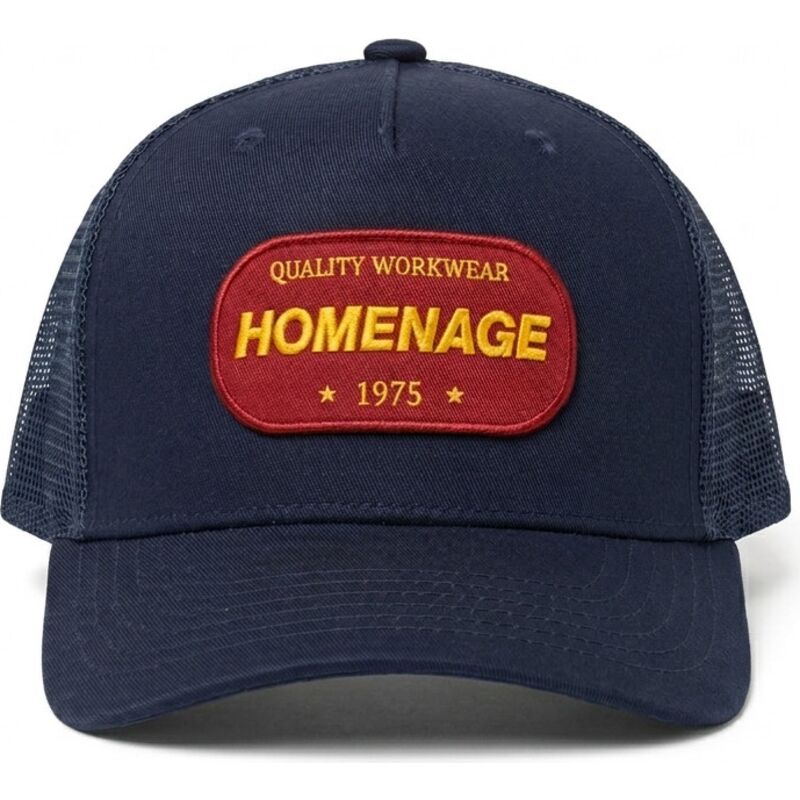 petten-gebogen-marineblauw-snapback-the-trucker-van-homenage petten-gebogen-marineblauw-snapback-the-trucker-van-homenage