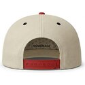cappello-piatto-beige-e-rosso-snapback-nysky-skylines-the-snap-di-homenage