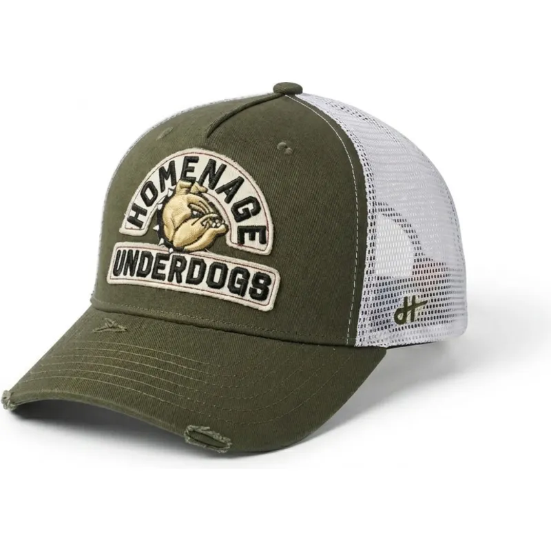 cappellino-trucker-verde-e-bianco-underdogs-the-trucker-di-homenage