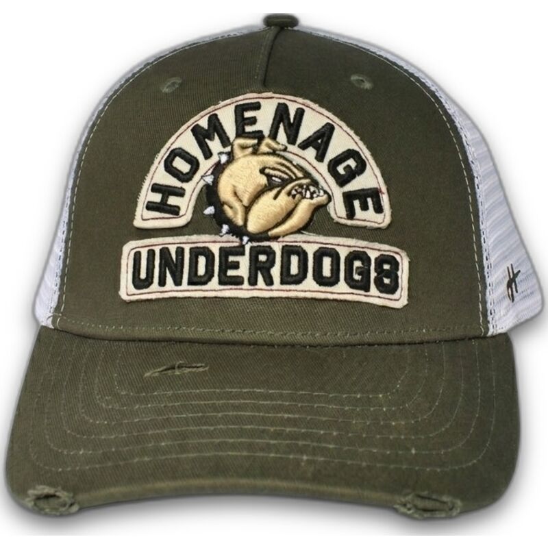 cappellino-trucker-verde-e-bianco-underdogs-the-trucker-di-homenage