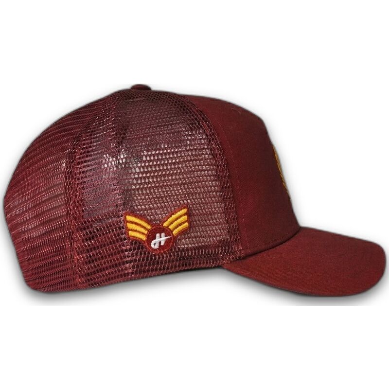 petten-gebogen-rood-snapback-the-trucker-van-homenage petten-gebogen-rood-snapback-the-trucker-van-homenage