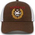 petten-gebogen-bruin-snapback-the-trucker-van-homenage