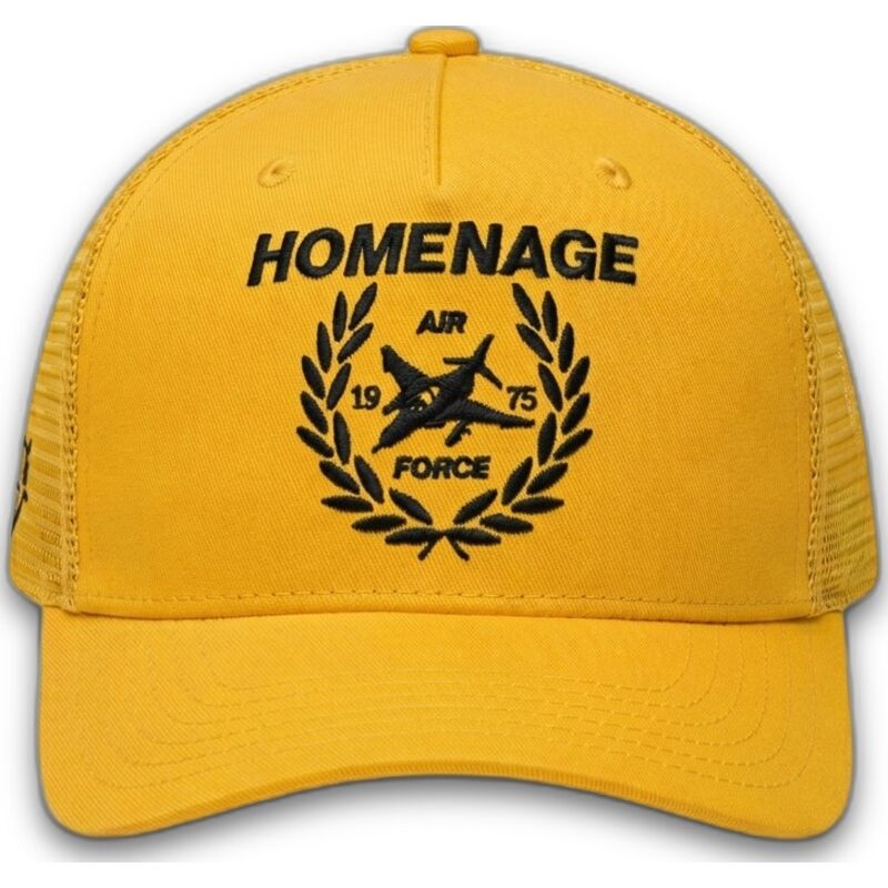 petten-gebogen-geel-snapback-the-trucker-van-homenage petten-gebogen-geel-snapback-the-trucker-van-homenage