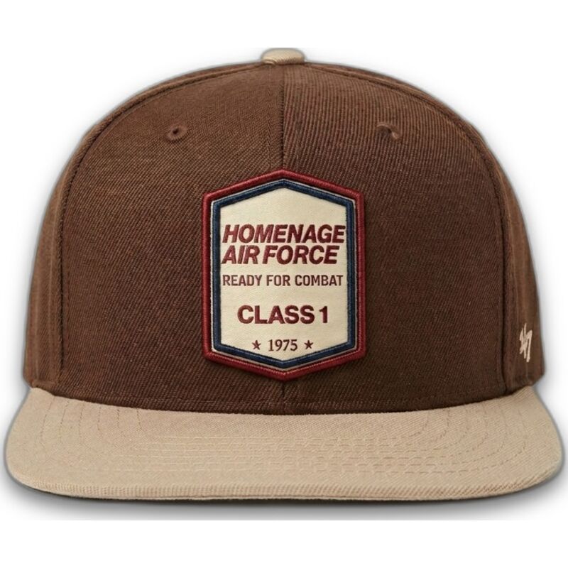 petten-plat-bruin-snapback-the-retro-van-homenage petten-plat-bruin-snapback-the-retro-van-homenage