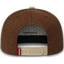 petten-plat-bruin-snapback-the-retro-van-homenage
