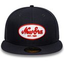 petten-plat-marineblauw-fitted-59fifty-oval-patch-van-new-era