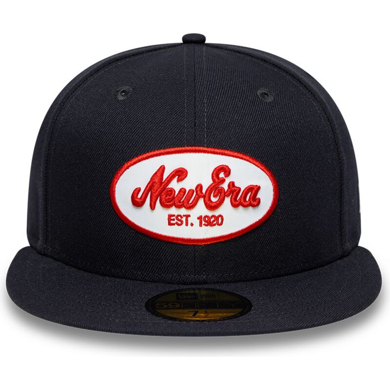 petten-plat-marineblauw-aangepast-59fifty-oval-patch-van-new-era