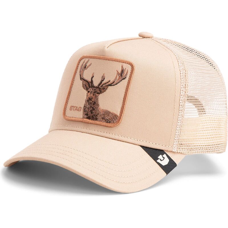 petten-gebogen-beige-snapback-blur-stag-the-farm-van-goorin-bros