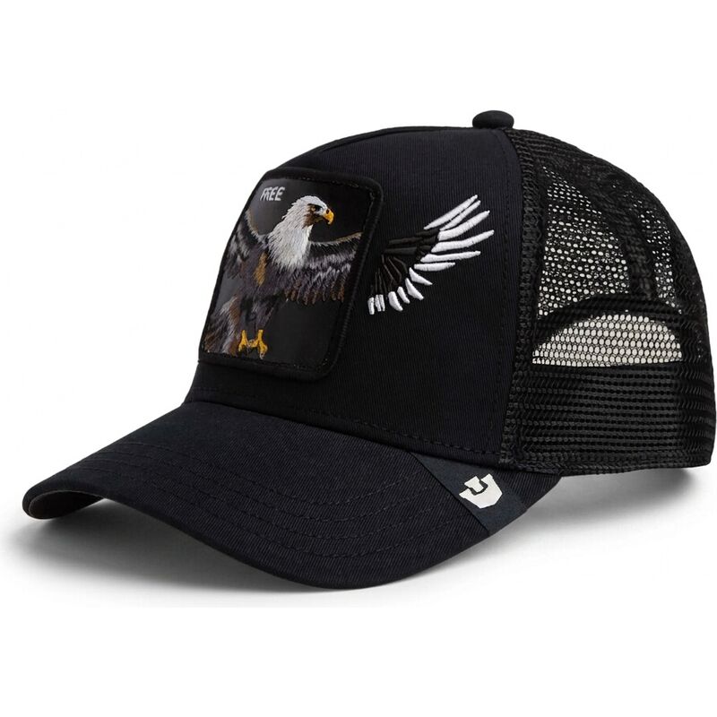 petten-gebogen-zwart-snapback-wings-free-the-farm-van-goorin-bros