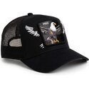 petten-gebogen-zwart-snapback-wings-free-the-farm-van-goorin-bros