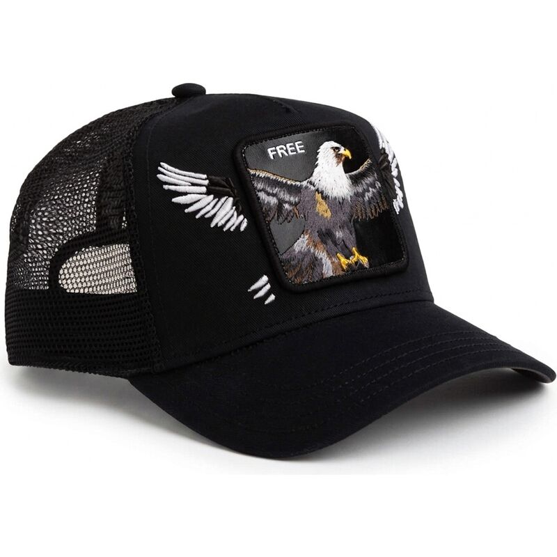 petten-gebogen-zwart-snapback-wings-free-the-farm-van-goorin-bros