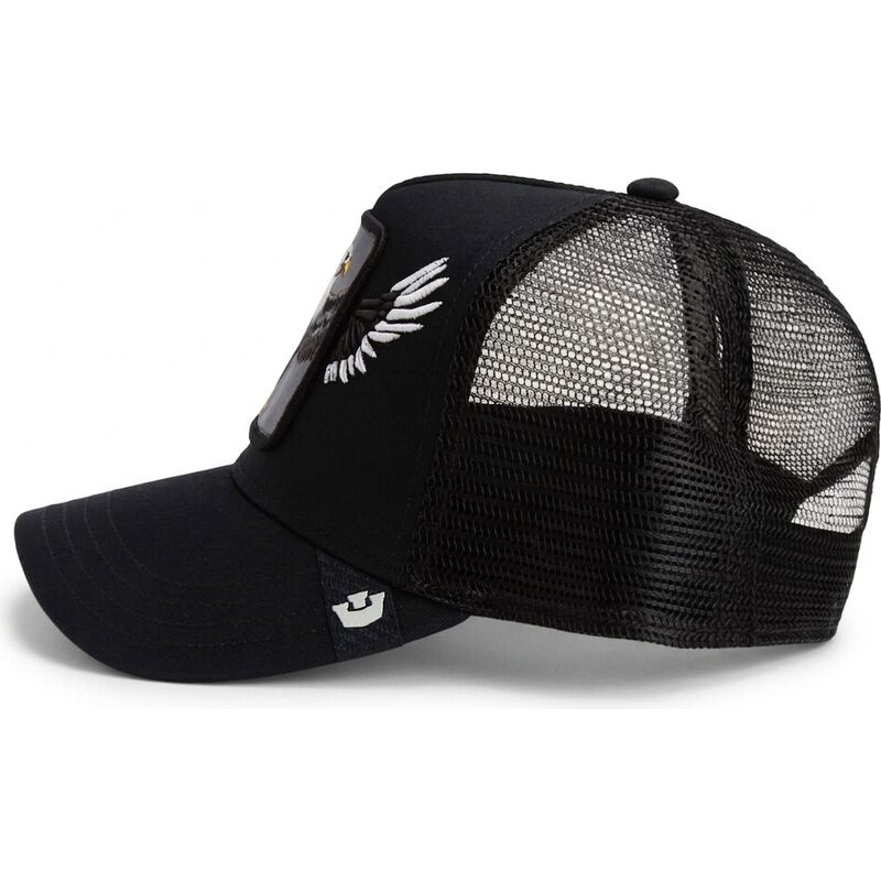 petten-gebogen-zwart-snapback-wings-free-the-farm-van-goorin-bros