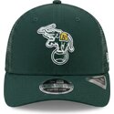 gorra-trucker-verde-9seventy-stretch-snap-evergreen-de-oakland-athletics-mlb-de-new-era