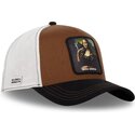 petten-gebogen-bruin-snapback-mona-lisa-famous-van-capslab
