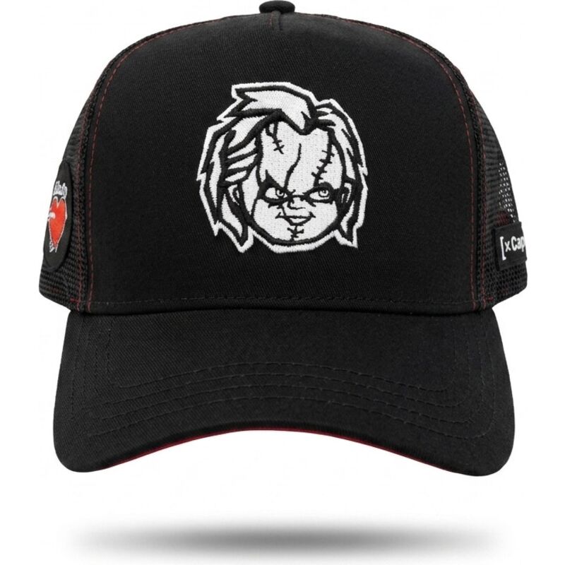 petten-gebogen-zwart-snapback-chucky-van-capslab