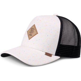 Petten gebogen beige snapback van Djinns