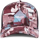 petten-gebogen-rood-snapback-hft-patternabstract-van-djinns