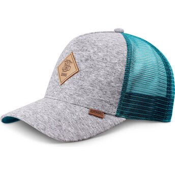 Petten gebogen grijs snapback van Djinns