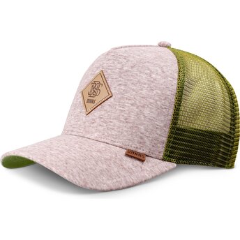 Petten gebogen multicolor snapback van Djinns