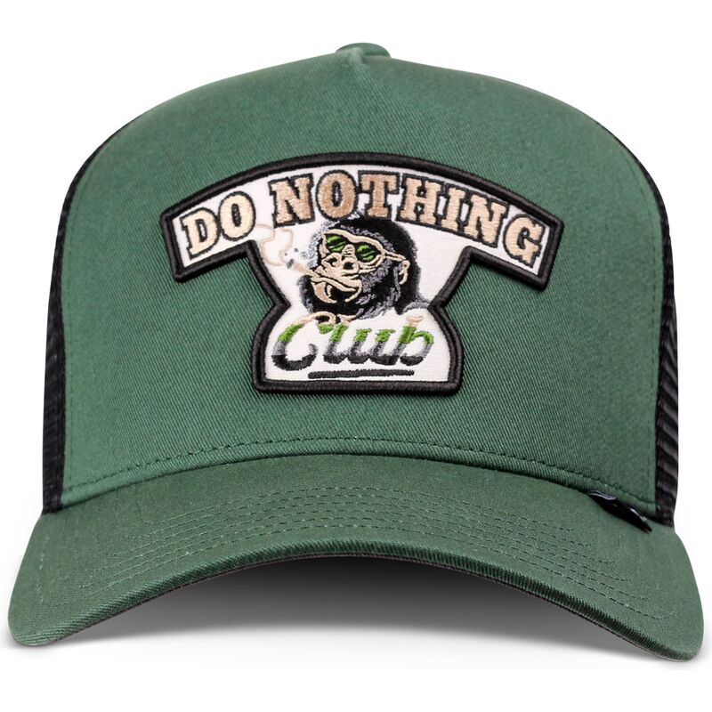 gorra-trucker-verde-y-negra-hft-do-nothing-club-gorilla-de-djinns