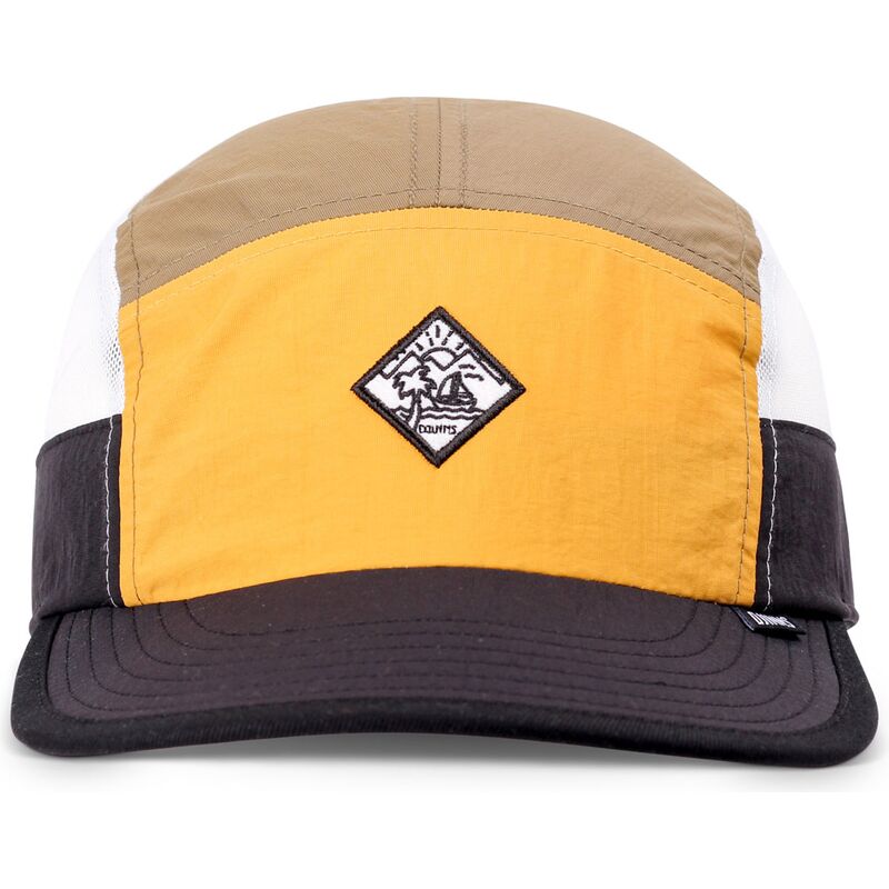 gorra-plana-multicolor-ajustable-soft-mobesea-mustard-de-djinns