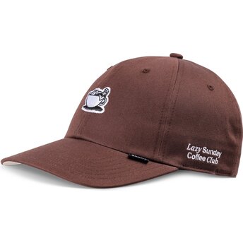 Gorra curva marrón ajustable Guy in a Cup de Djinns