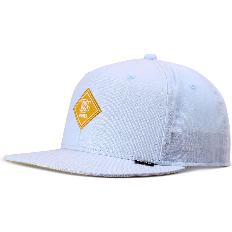 gorra-plana-azul-snapback-con-logo-amarillo-oxfordcontra-de-djinns