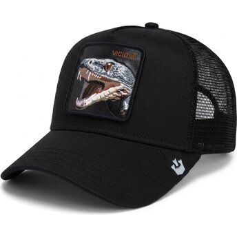 Gorra trucker negra serpiente The Vicious Snake Core Combo The Farm de Goorin Bros.