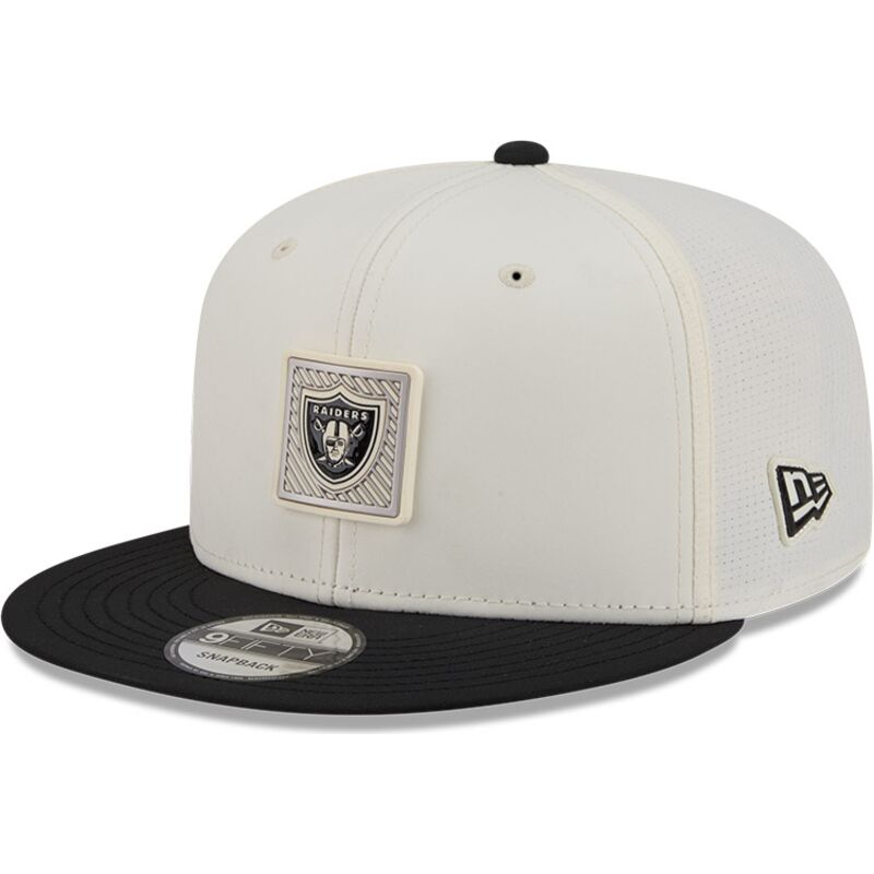 petten-plat-beige-snapback-9fifty-training-pack-2026-van-las-vegas-raiders-nfl-van-new-era
