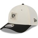 petten-gebogen-beige-snapback-9forty-m-crown-training-pack-2026-van-las-vegas-raiders-nfl-van-new-era