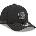 gorra-curva-negra-snapback-9forty-m-crown-training-pack-2026-de-las-vegas-raiders-nfl-de-new-era