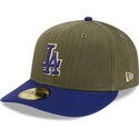 petten-gebogen-groen-aangepast-59fifty-pre-curved-american-herringbone-van-los-angeles-dodgers-mlb-van-new-era